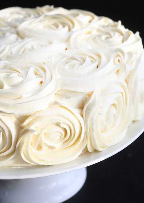 Как покрыть торт розами